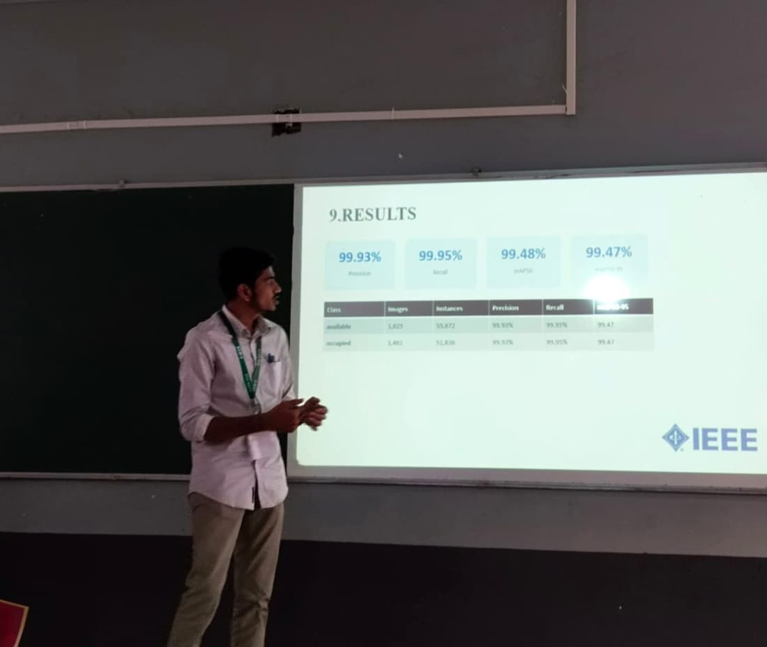 Results session · 99.93% precision